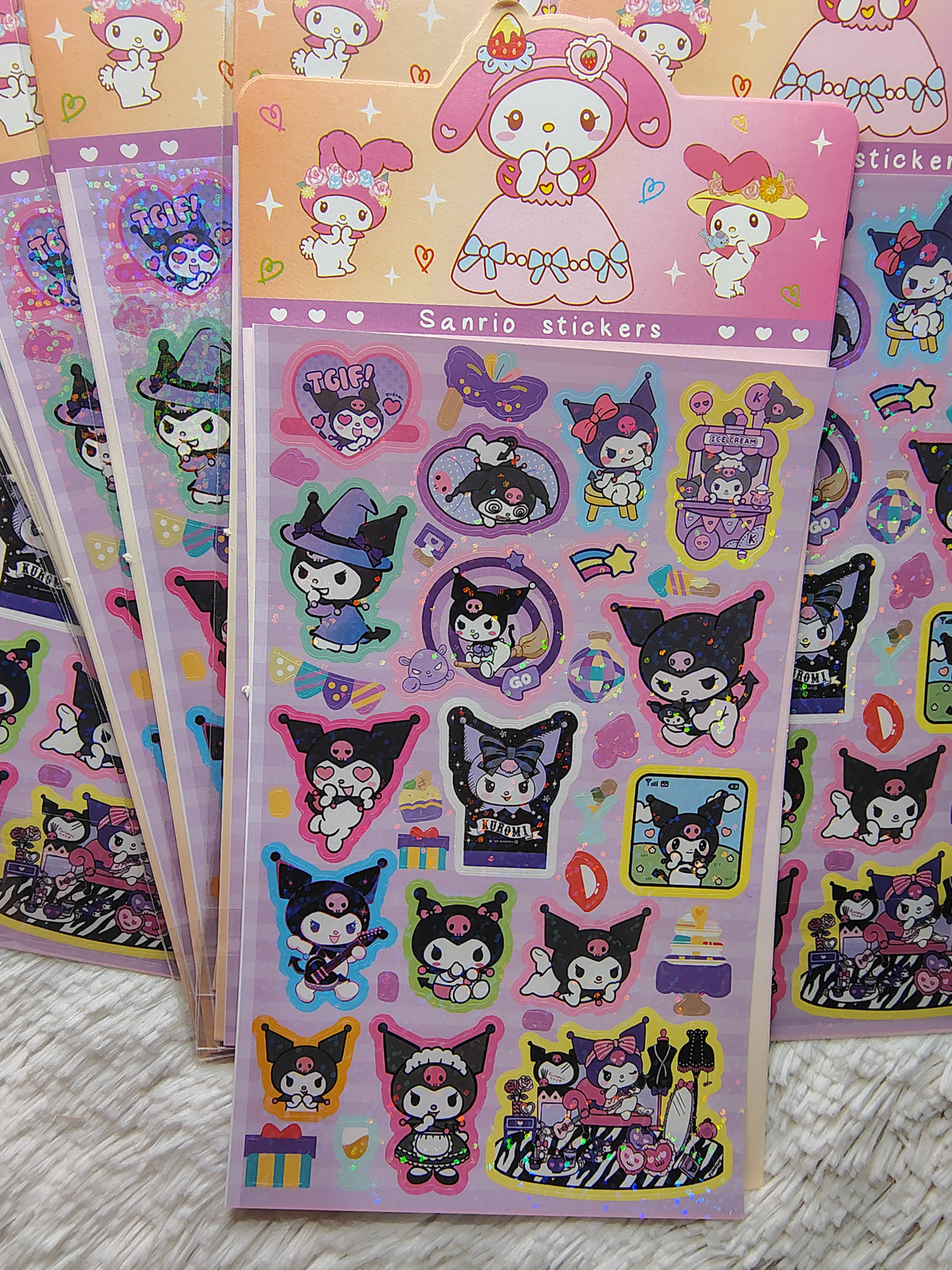 Sticker holográficos Kuromi 💜✨