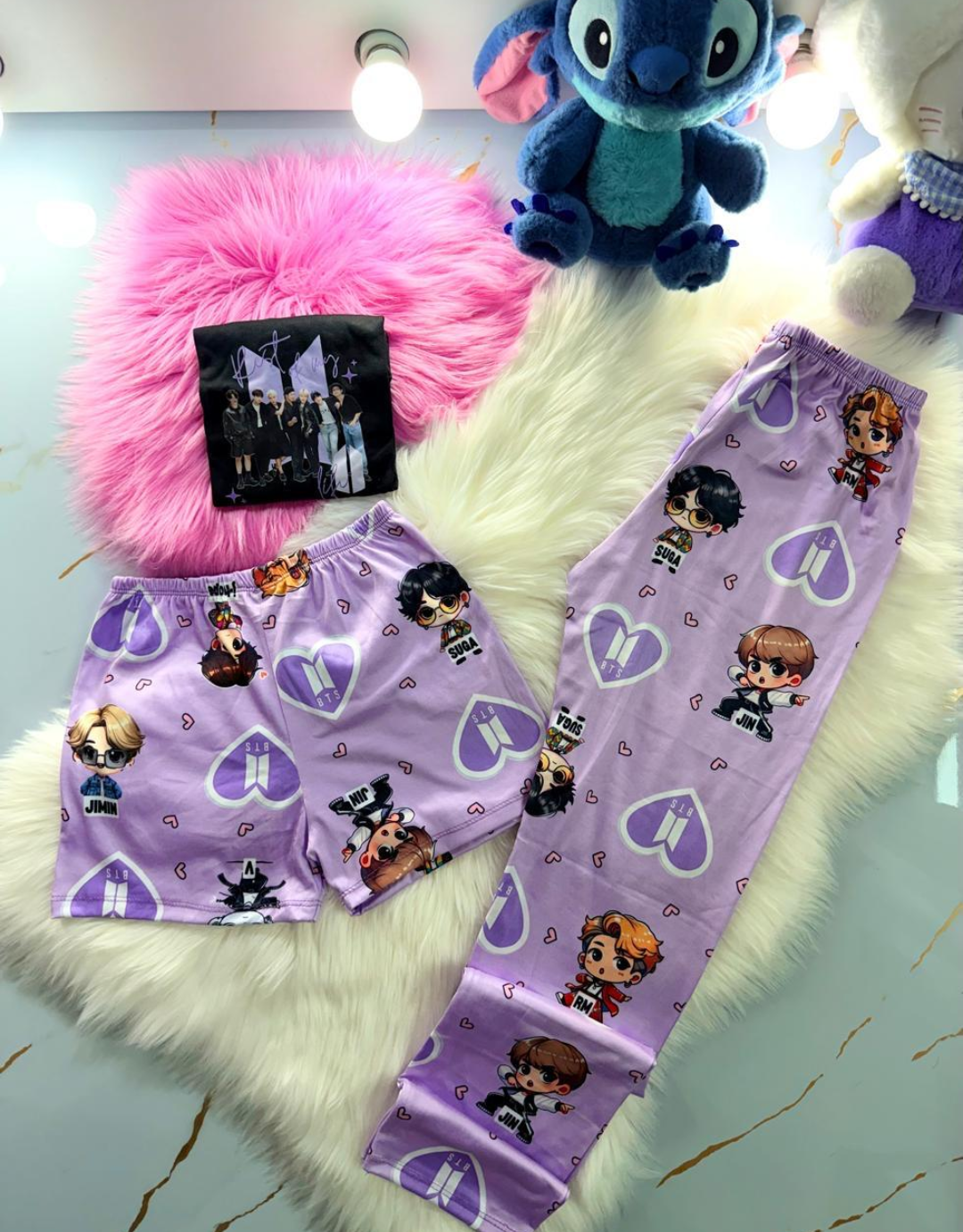 Pijama 3 piezas Unitalla✨