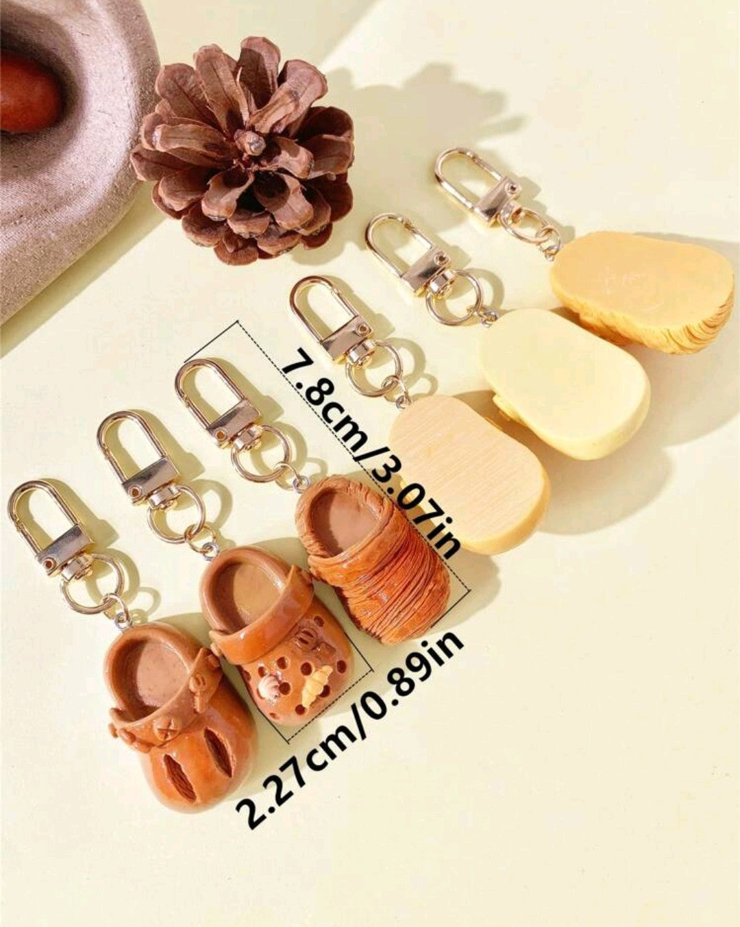 Llavero Mini Crocs Kawaii 🧡