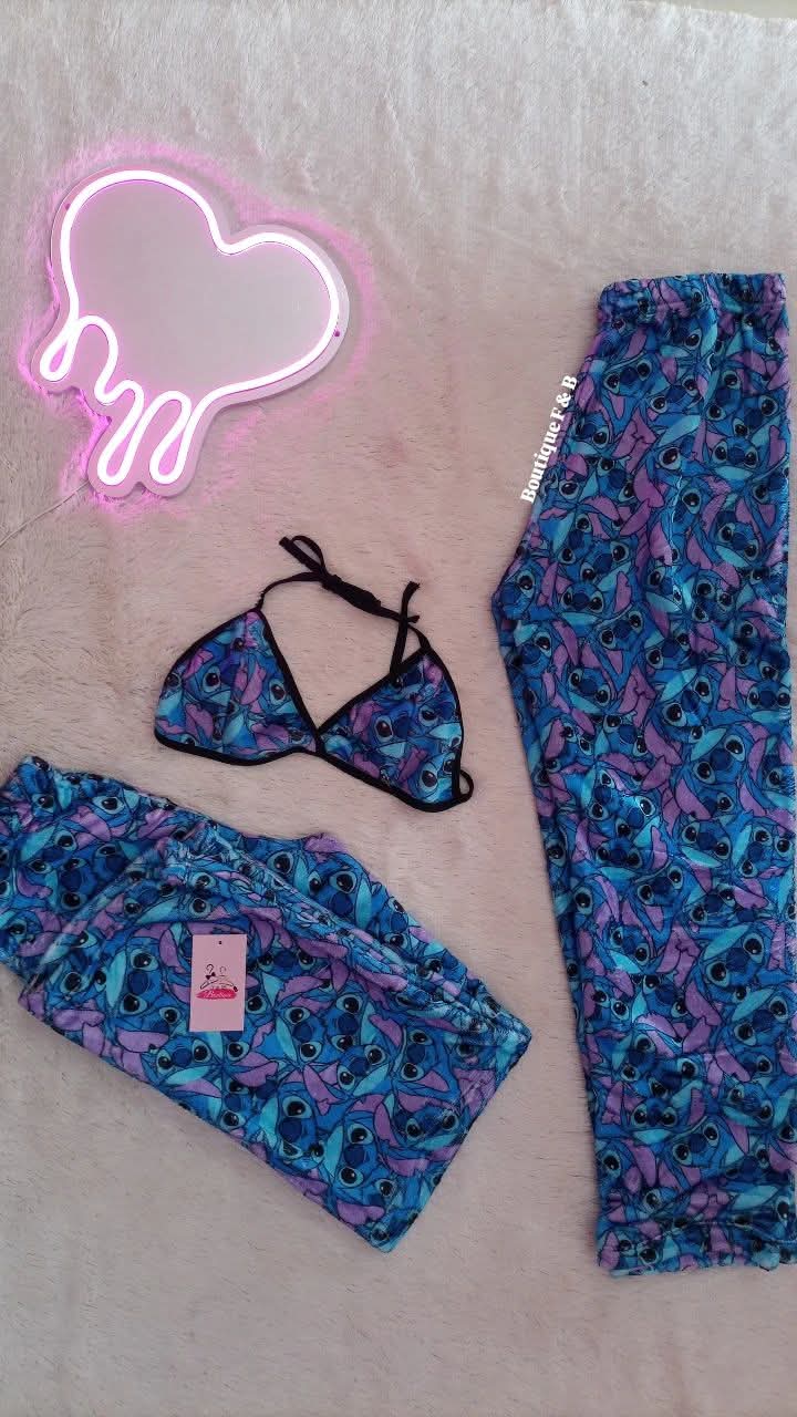 Dúo pijama para pareja, tela polar 🫶🏻✨