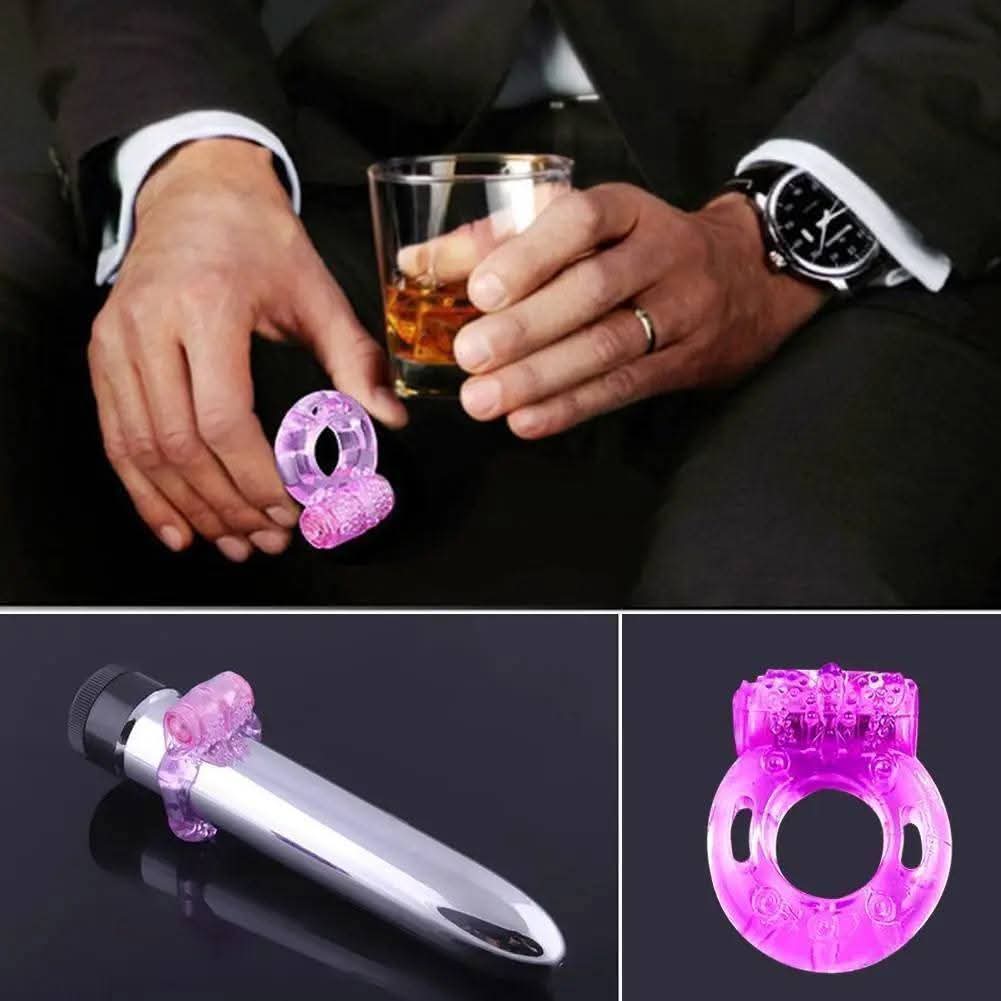 Sexshop - Anillo vibrador para caballero🔥