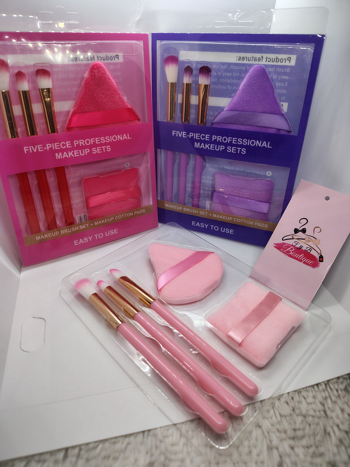Kit Brochas y Esponjas ✨🩷