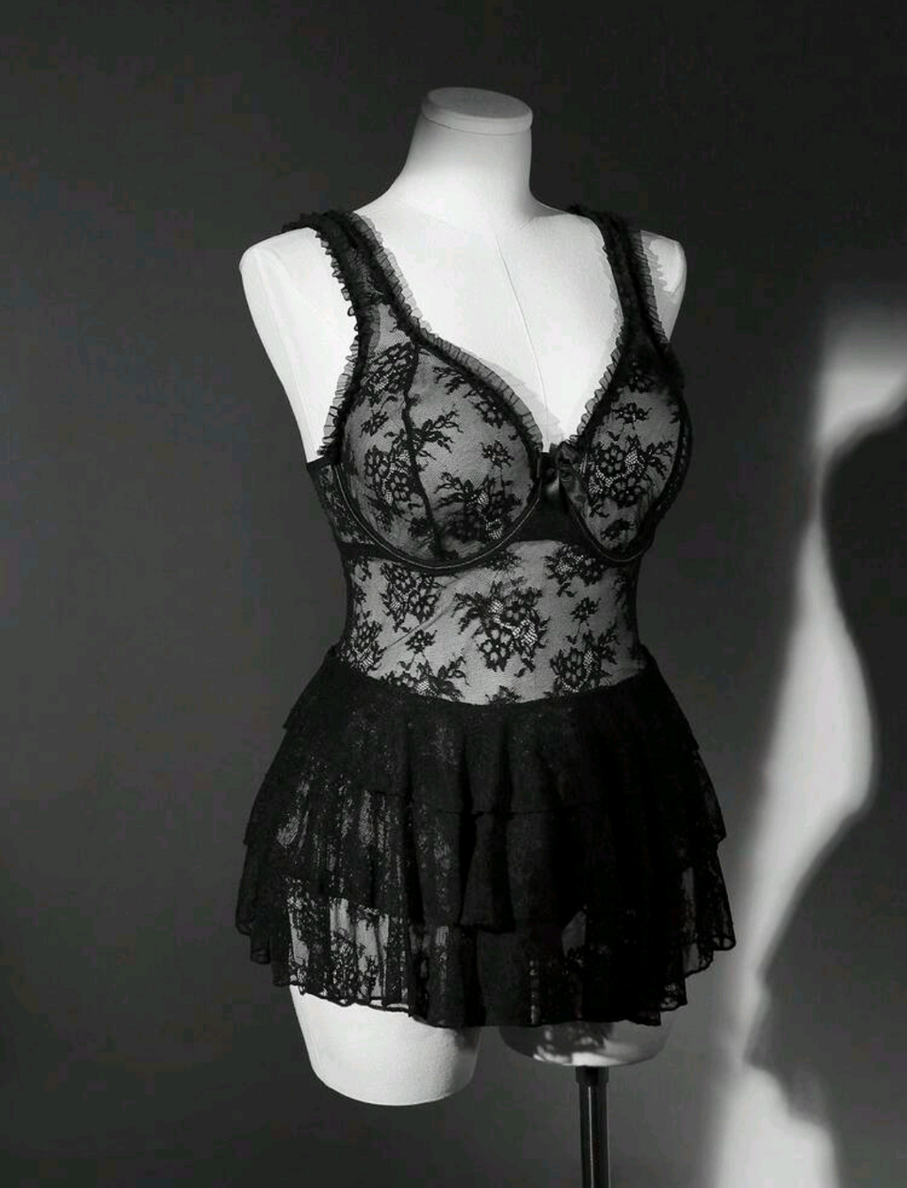 Lencería Curvy| Set Negro✨
