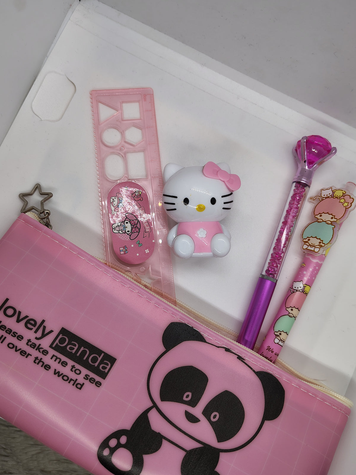 Lapicera de plástico pandita 🐼✨