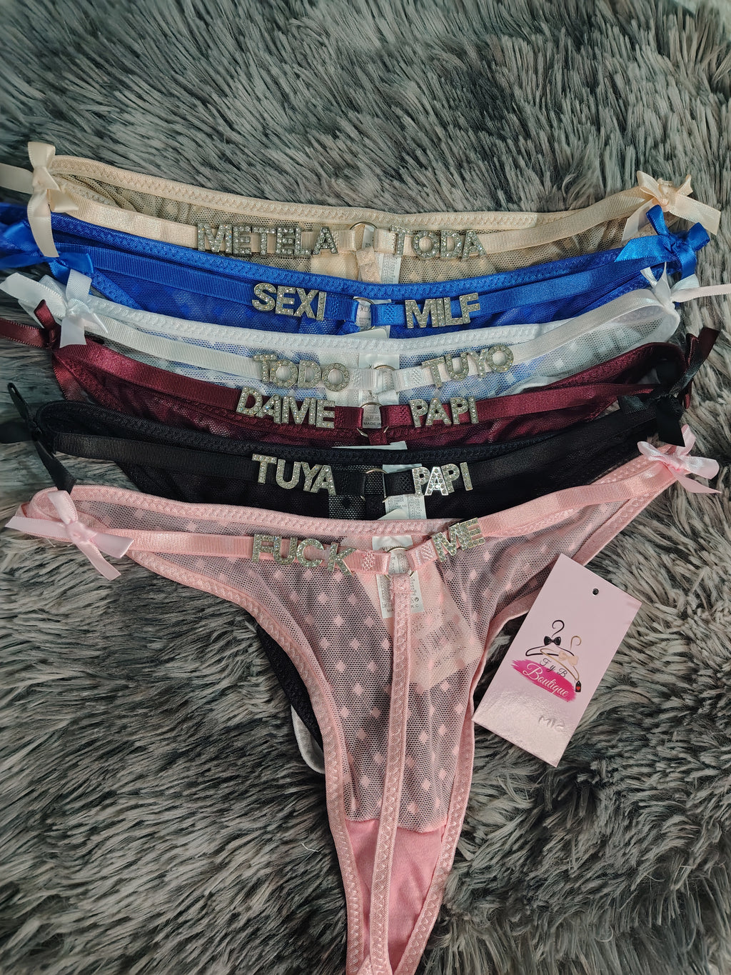 Tanga sexy con frases ✨🍑