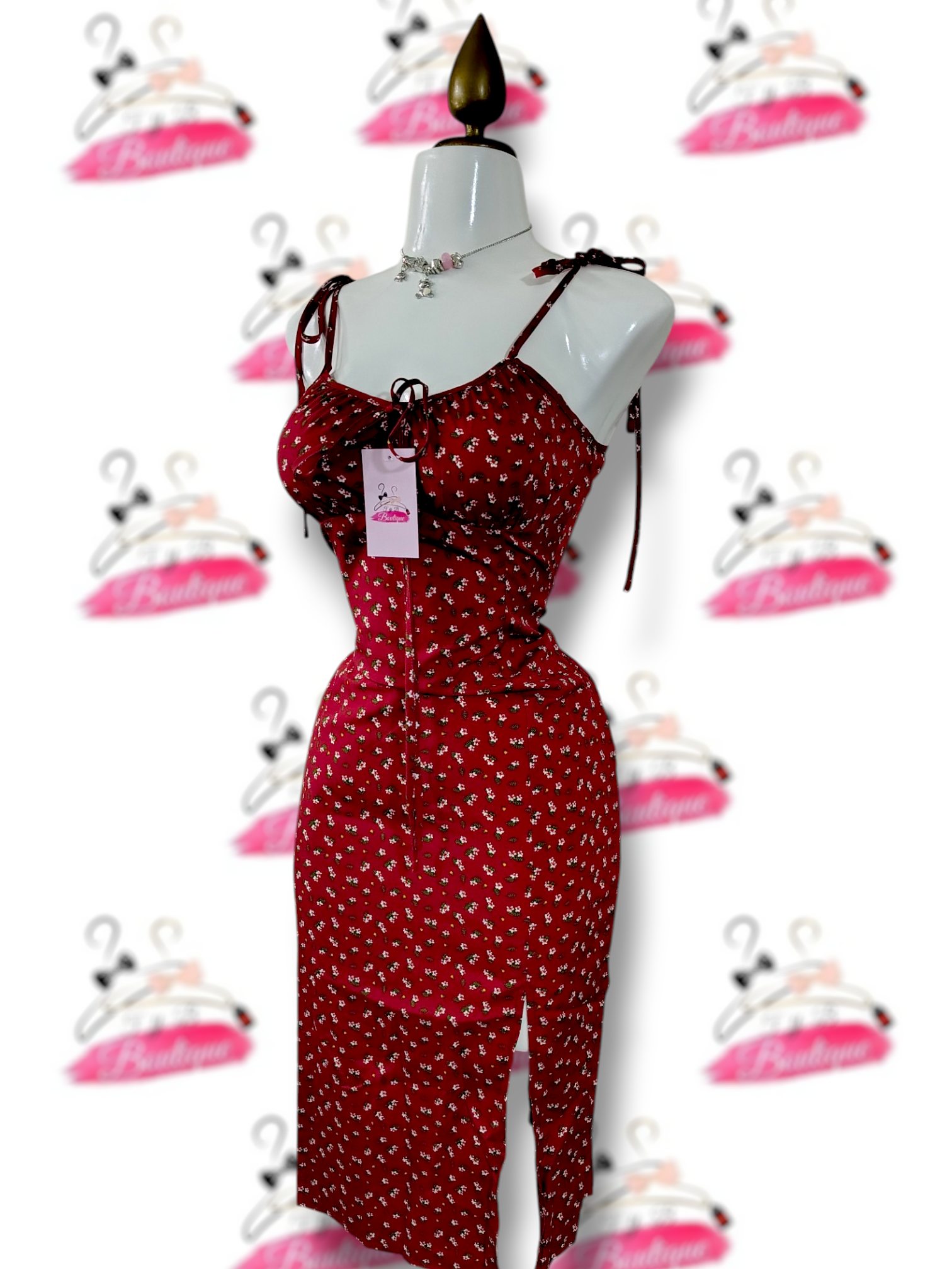 🌸Vestido floral de tirantes ajustables🌸