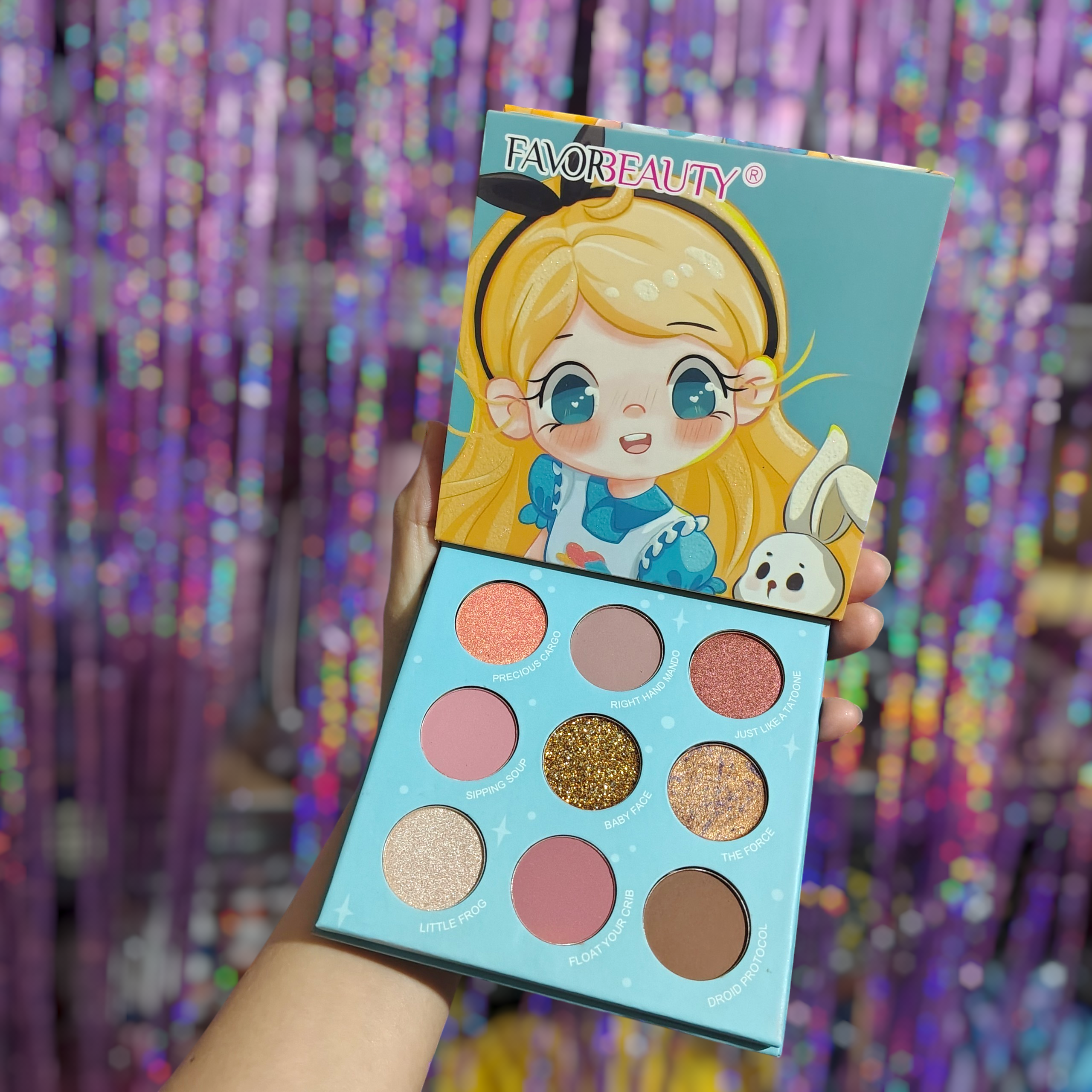 Paleta de sombras de Princesas 👑 9 tonos