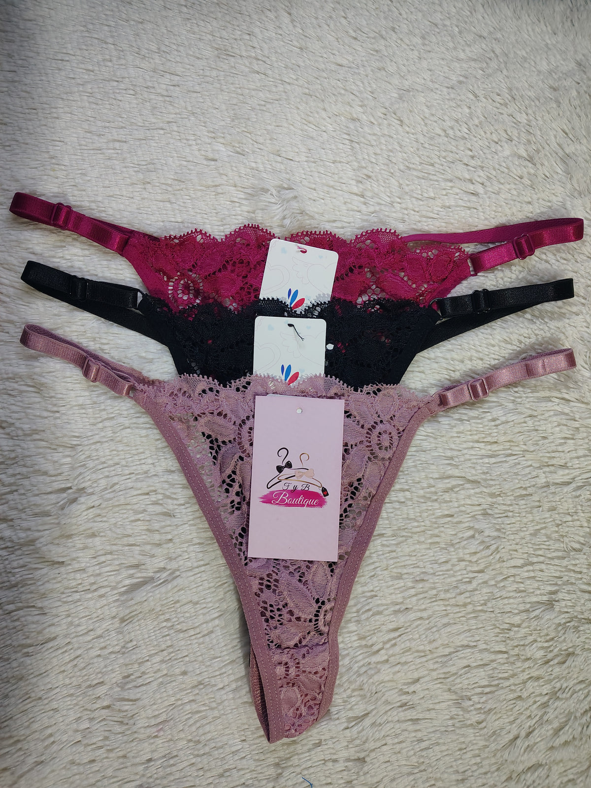 Tanga de encaje ajustable 🔥✨