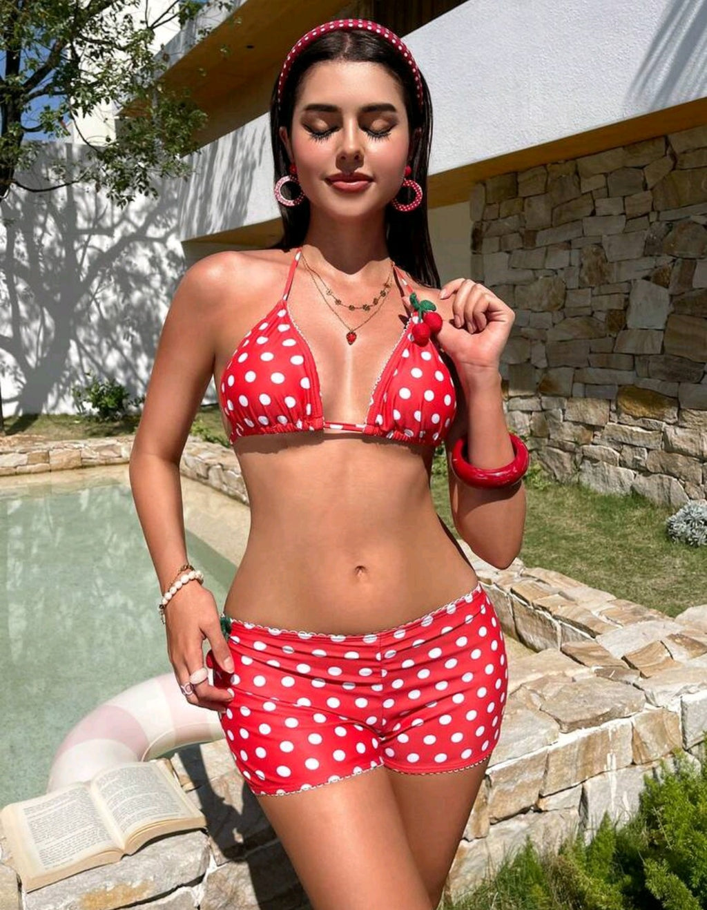 🍒✨Traje de Baño Cerezas🍒✨