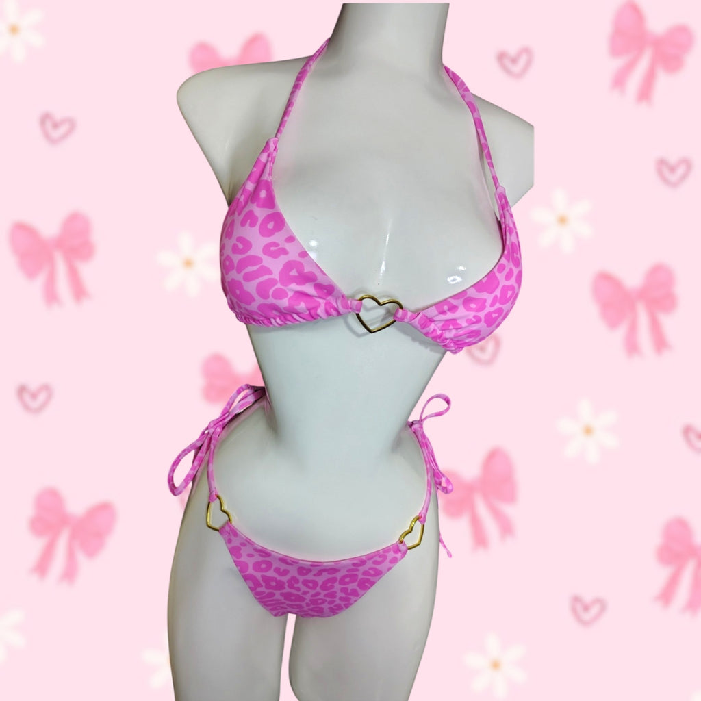 💗Traje de baño Rosa Corazones💗