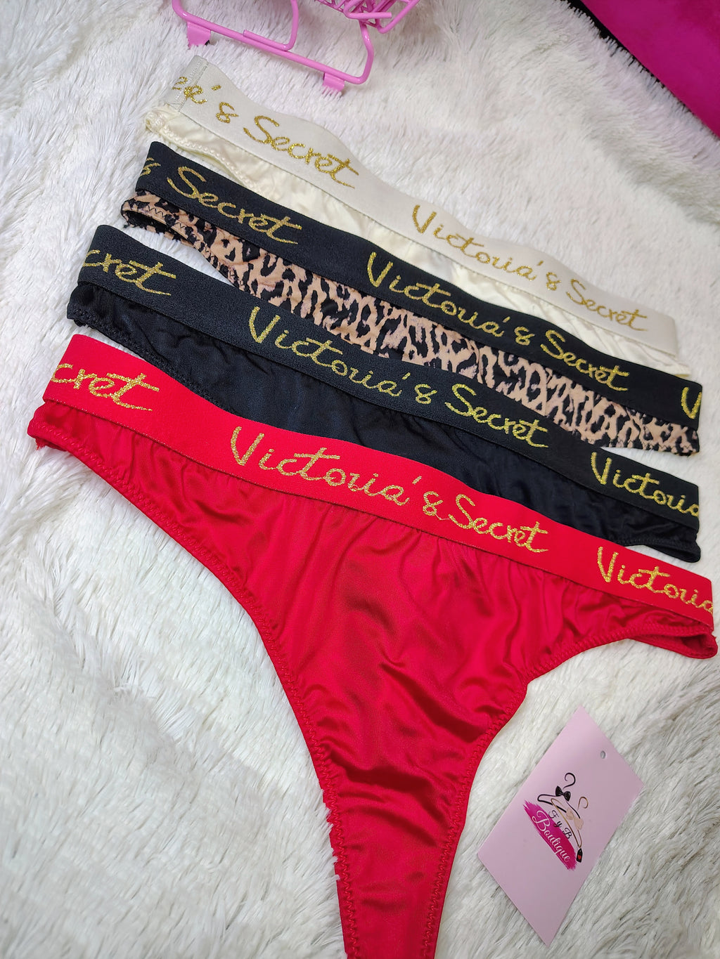 🔥🍑Tanga tipo bikini con cintura elástica “Victoria's Secret"
