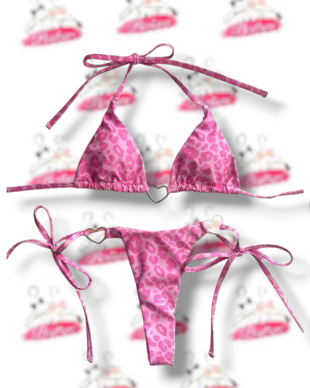 💗Traje de baño Rosa Corazones💗
